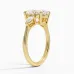 Opera Three Stone with 3ct Oval Certified Lab Diamond