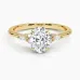 Nadia with 1ct Oval Certified Lab Diamond