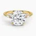 Nadia with 3ct Round Certified Lab Diamond