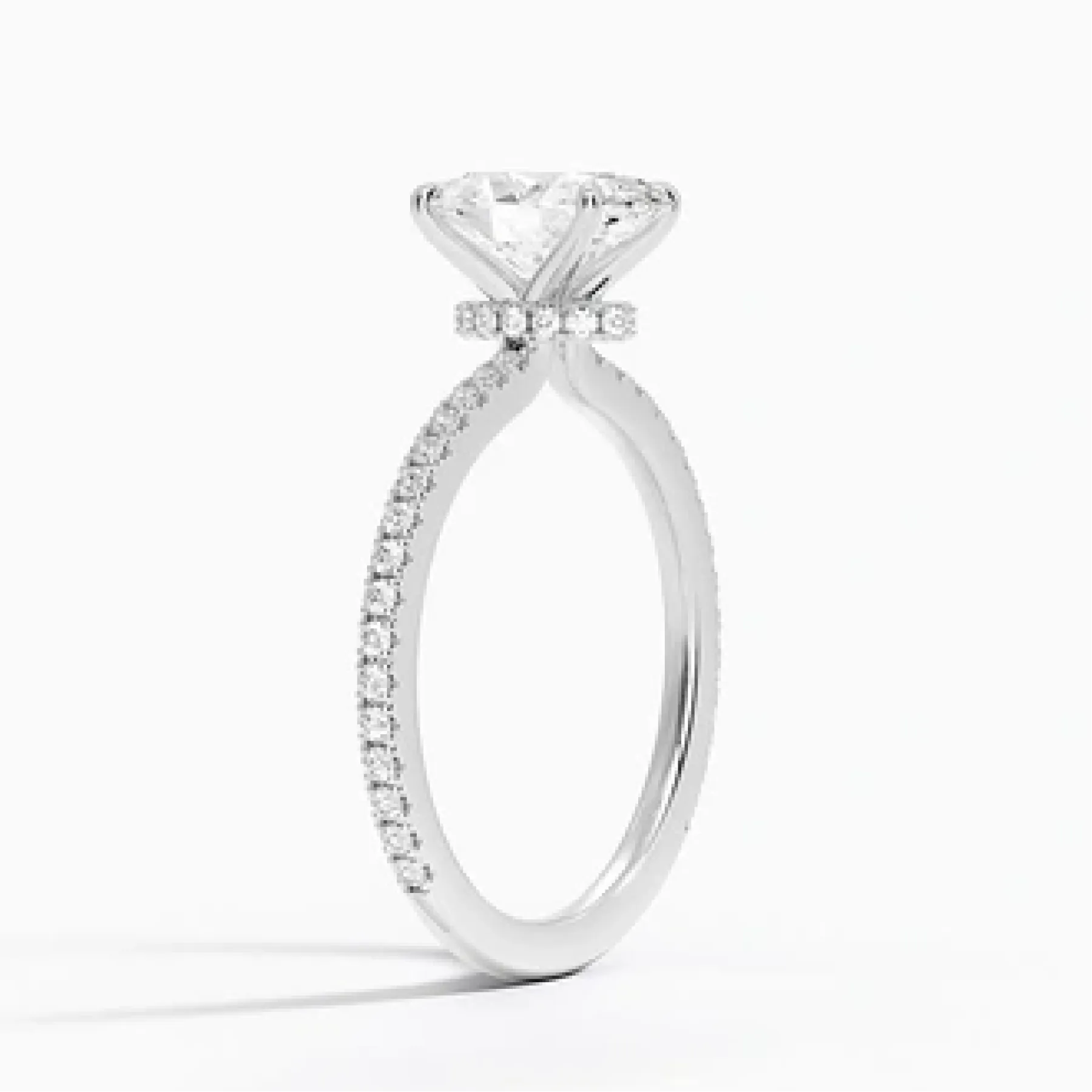 Demi with 1.5ct Oval Certified Natural Diamond