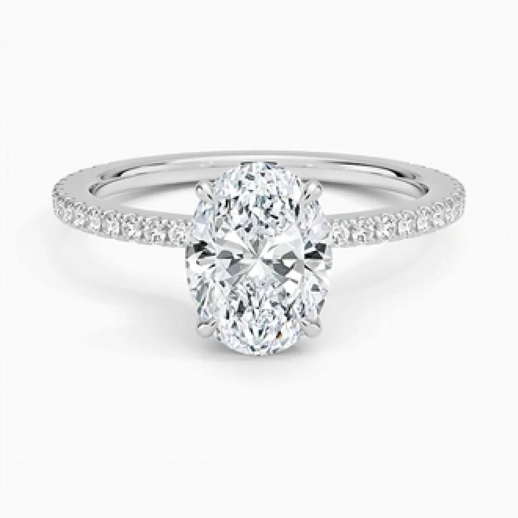 Demi with 1.5ct Oval Certified Natural Diamond
