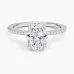 Demi with 1.5ct Oval Certified Natural Diamond