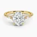 Nadia with 2ct Oval Certified Lab Diamond
