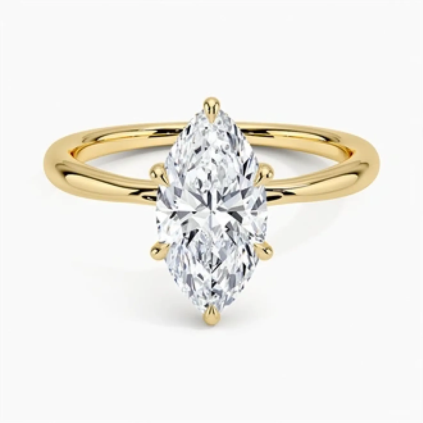 Freesia Hidden Halo with 1.5ct Marquise Certified Lab Diamond