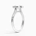 Luna 2mm Bezel with 2ct Oval Certified Lab Diamond