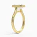 Luna 2mm Bezel with 2ct Emerald Certified Lab Diamond