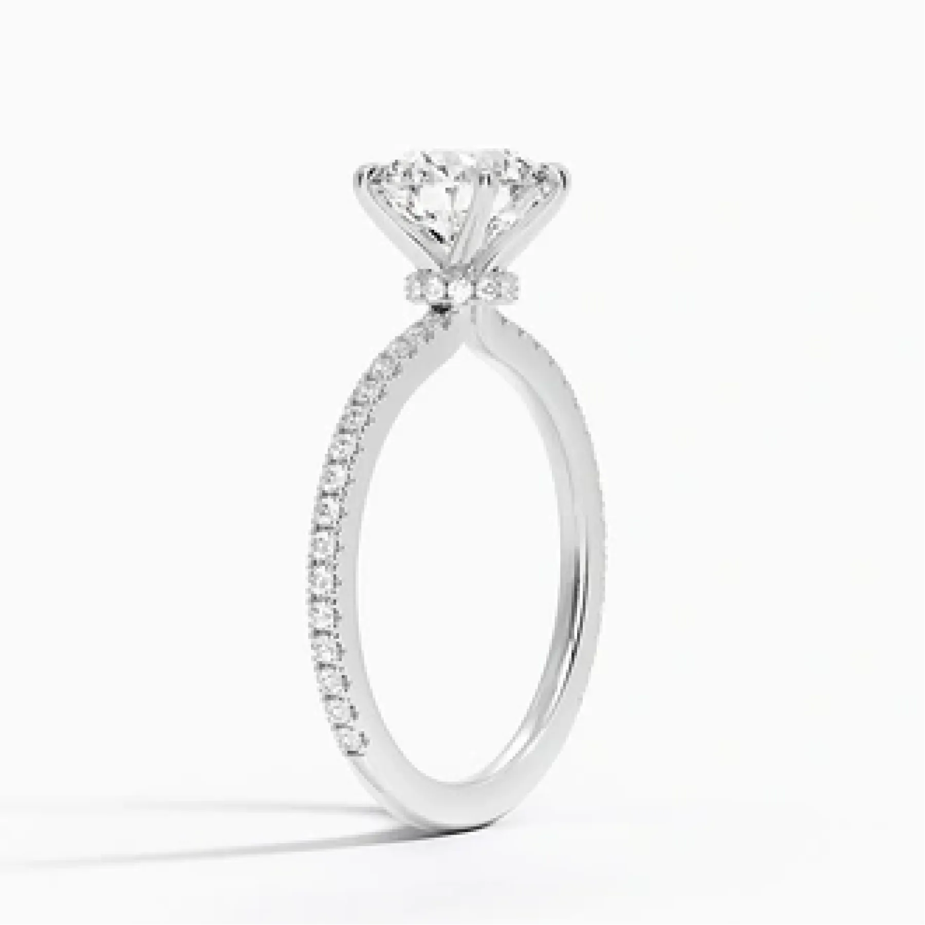 Demi with 1.5ct Round Certified Natural Diamond