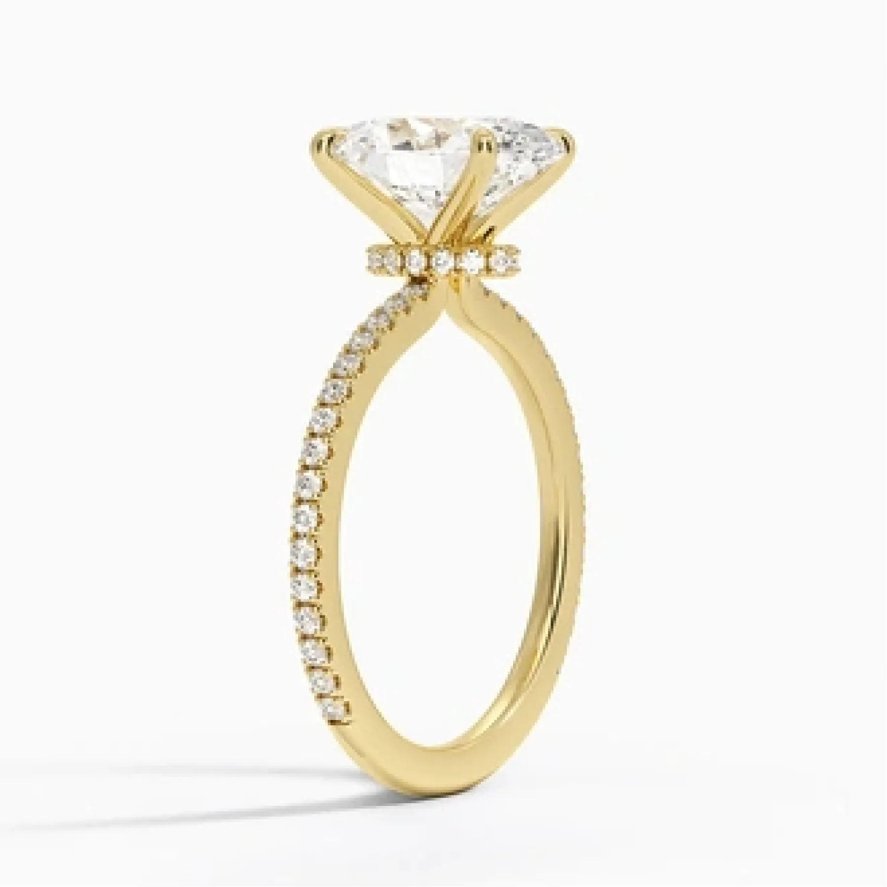 Demi with 2.5ct Oval Certified Lab Diamond