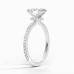 Demi with 1.5ct Oval Certified Lab Diamond