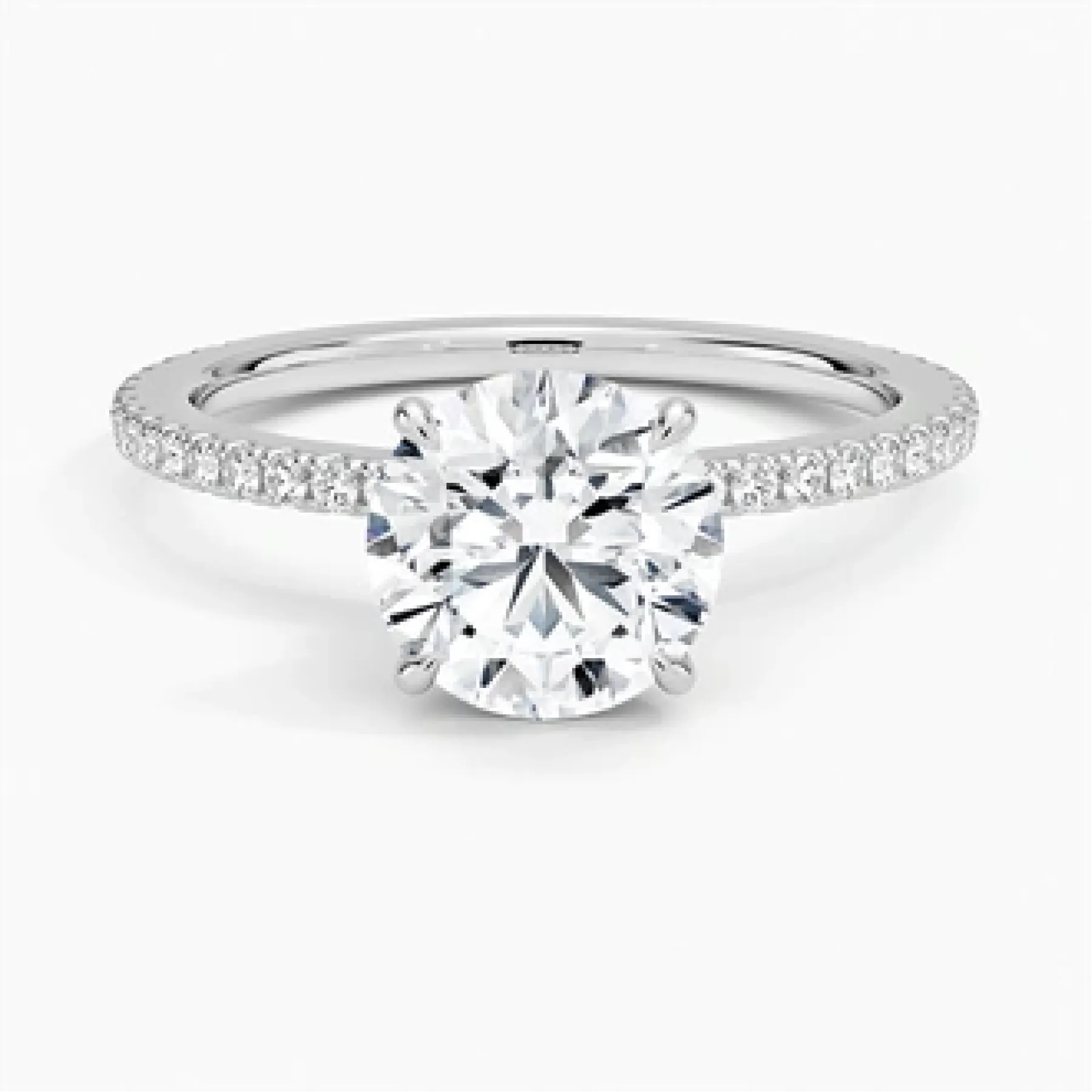 Demi with 1.5ct Round Certified Natural Diamond