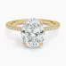 Demi with 2.5ct Oval Certified Lab Diamond