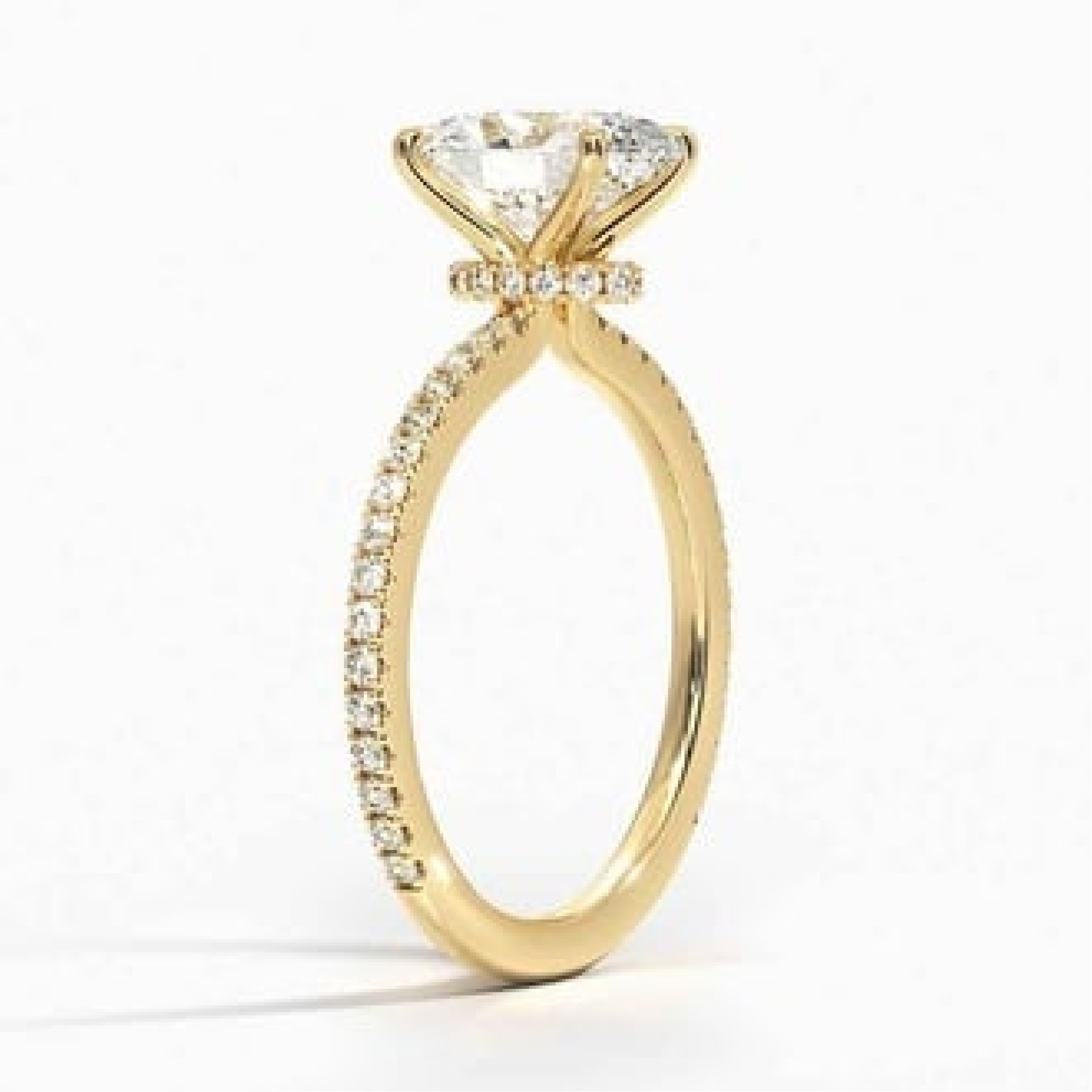 Demi with 2ct Oval Certified Lab Diamond