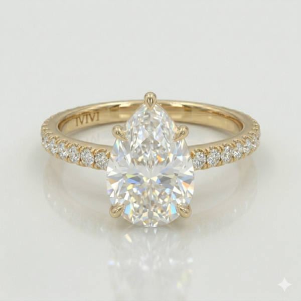 Demi with 2.5ct Round Certified Lab Diamond
