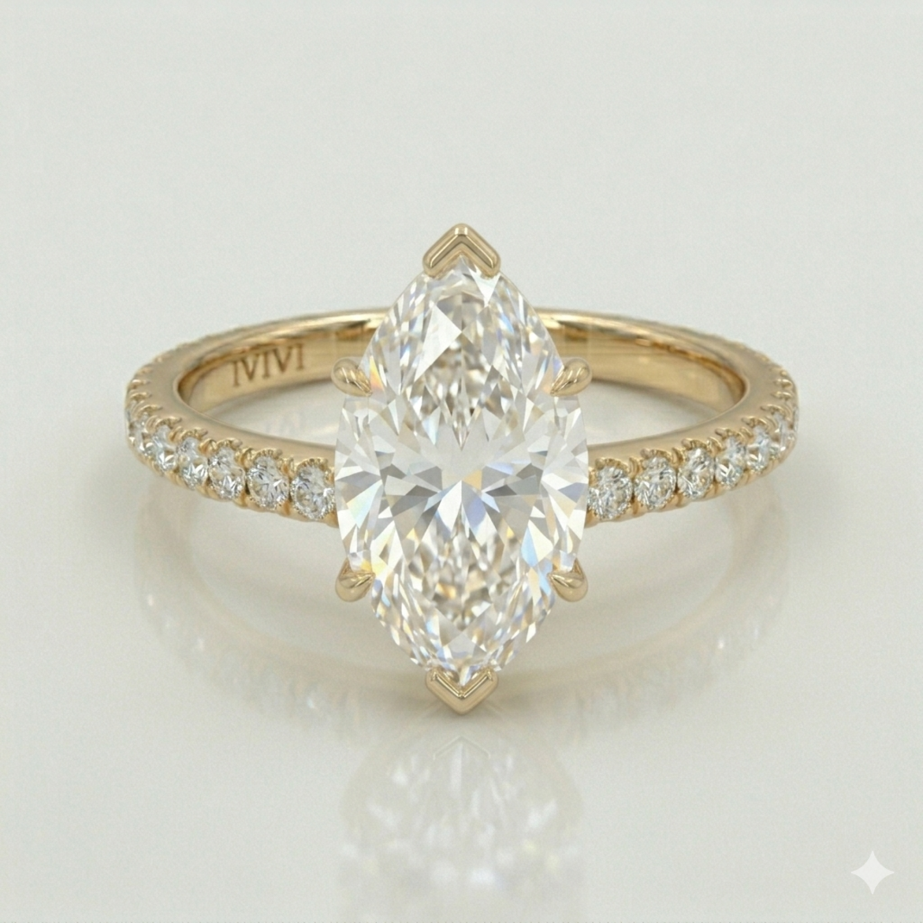 Nadia with 1ct Oval Certified Lab Diamond