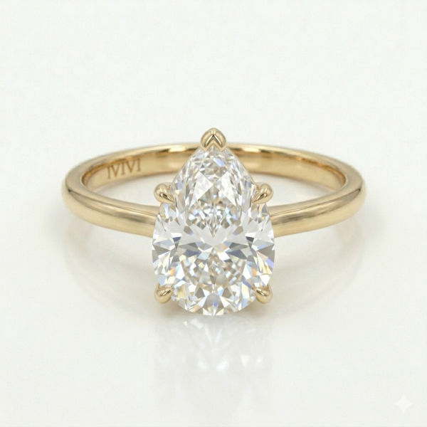 Demi with 1.5ct Round Certified Natural Diamond