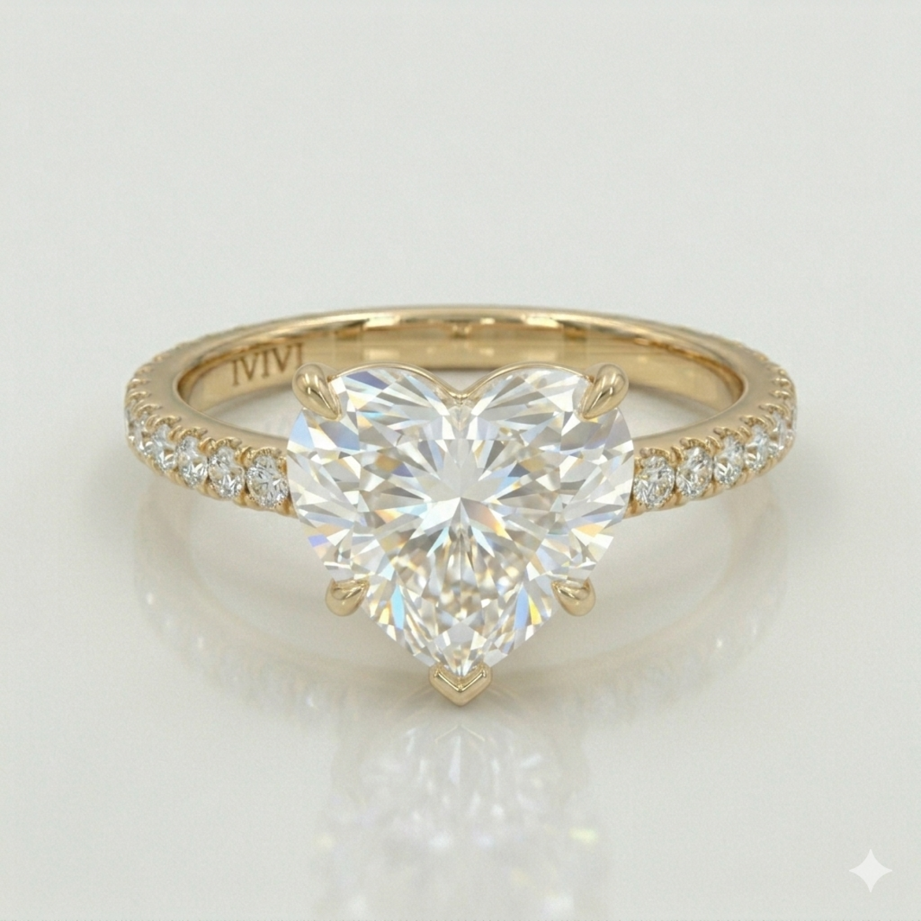 Petite Elodie 1.5mm Solitaire with 1ct Round Certified Natural Diamond