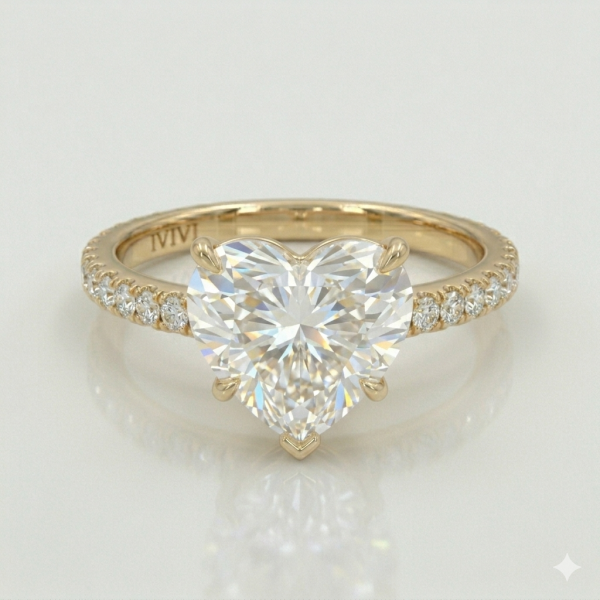 Petite Elodie 1.5mm Solitaire with 1ct Round Certified Natural Diamond