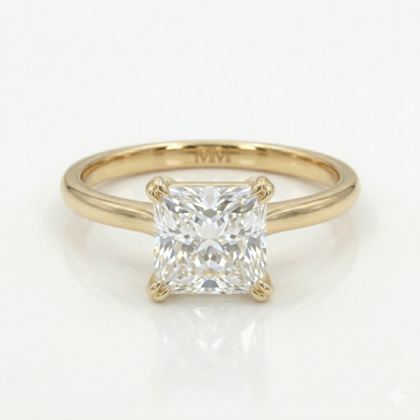 Demi with 2.5ct Oval Certified Lab Diamond