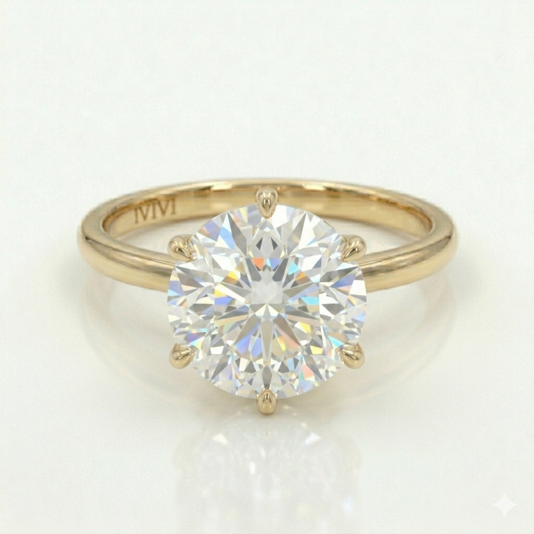 Opera Three Stone with 2ct Oval Certified Lab Diamond