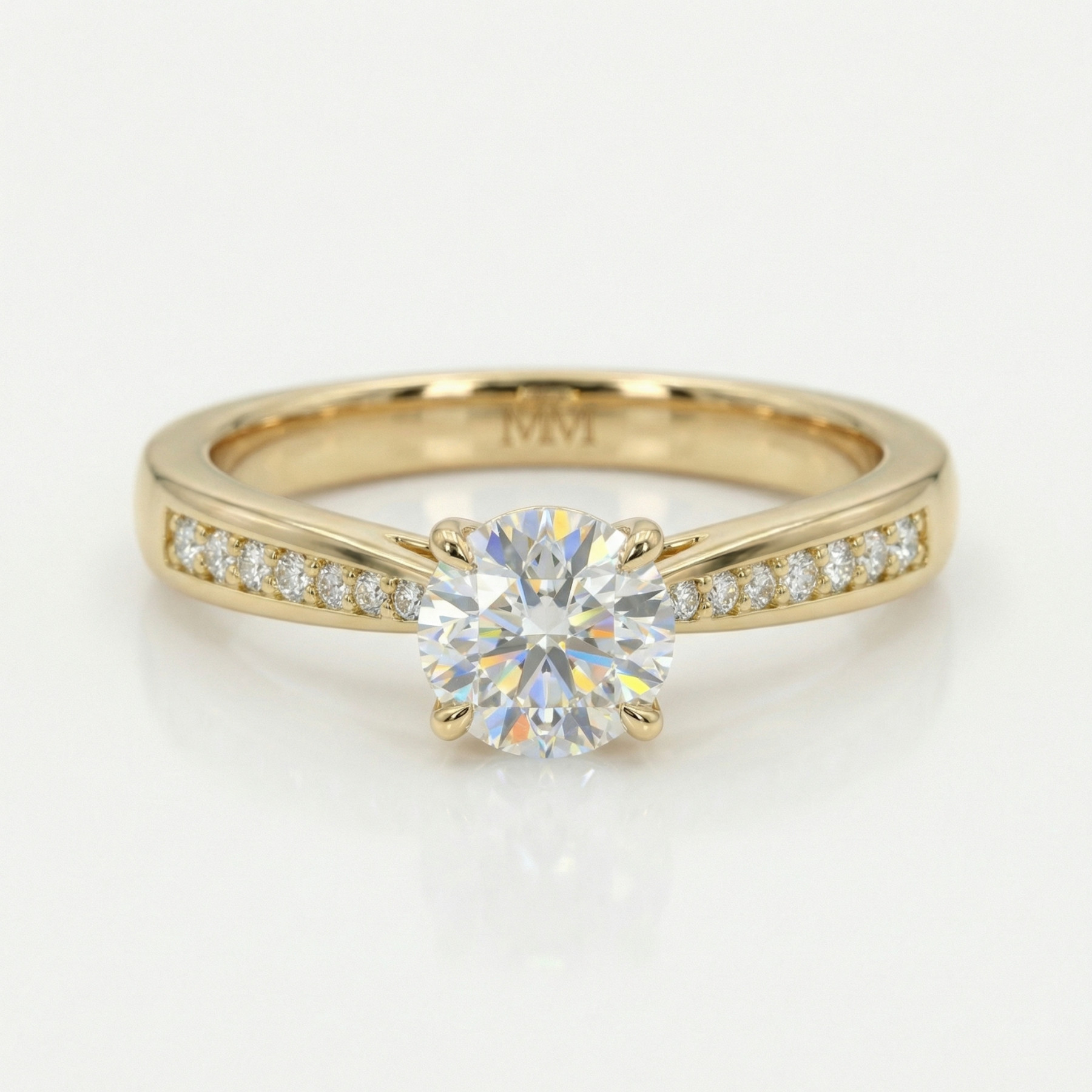 Secret Halo with 2ct Oval Certified Lab Diamond