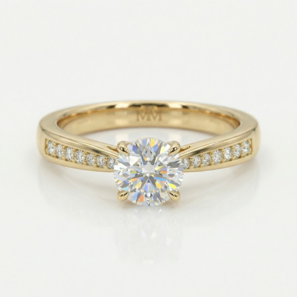 Secret Halo with 2ct Oval Certified Lab Diamond